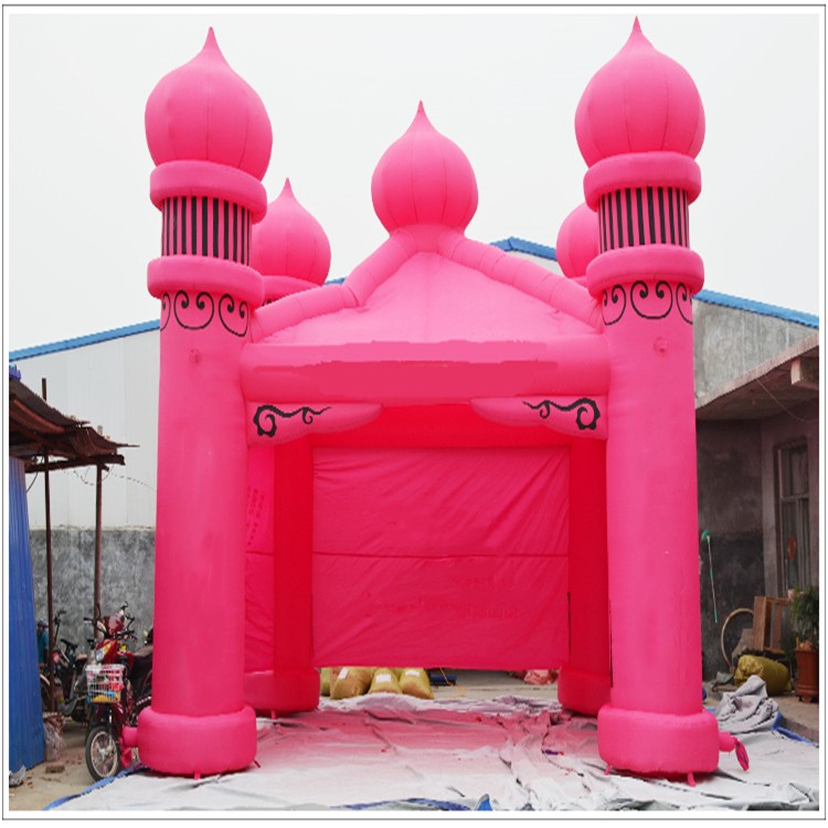灵山粉色帐篷